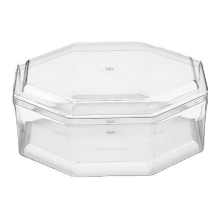 20pcs Transparent Biscuit Box Plastic Cake Box Pastry Dessert Storage Container