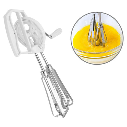Stainless Steel Hand Mixer Whisk Baking Tool Household Flour Beater for Kitchen