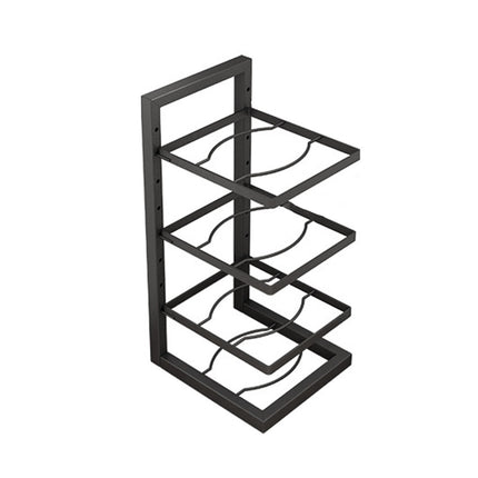 4 Tier Kitchen Cookware Storage Rack Pot Pan Organiser Countertop Cabinet Shelf