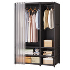 No drawers - Double row - Black
