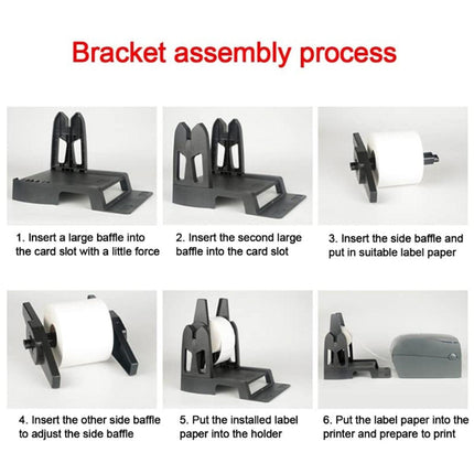 Label Paper Barcode Printer Compatible Universal Thermal Sticker Printing Roll