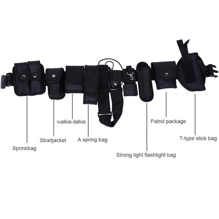 10 in 1 Multifunction Utility Waist Belt with Pouches for Outdoor and Work Use