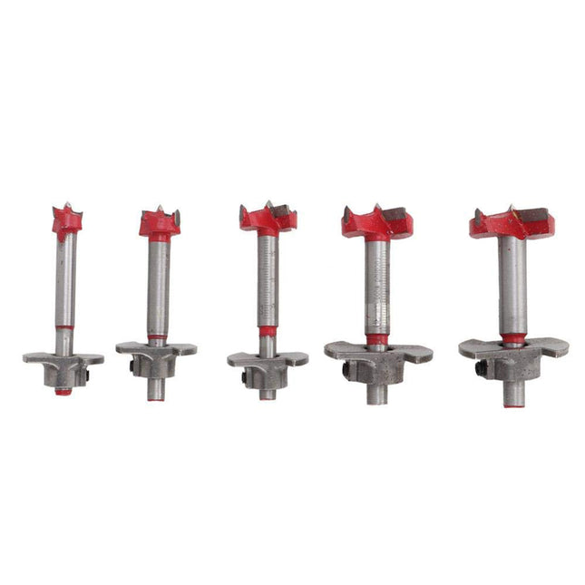 5PCS Woodworking Hole Saw Set Sturdy Durable for Wood Processing Openings Use