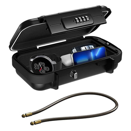 Anti Theft Beach Box Waterproof Portable Lock Storage Handheld Phone Organizer