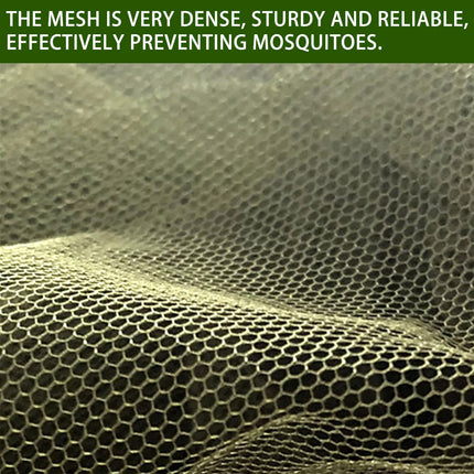 Outdoor Folding Bed Mosquito Net Army Green Summer for Travel Camping Hiking