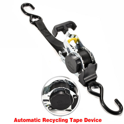 Luggage Fixing Strap Automatic Tensioner Retractable Tie Down Strap Travel Belt
