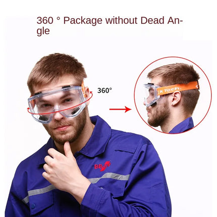 Goggles Industrial Grinding Dust Eye Protection Chemical Splash Proof Glasses