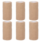 6PCS Self Adhesive Elastic Wrap Non Woven Cohesive Tape for Sports and Daily Use
