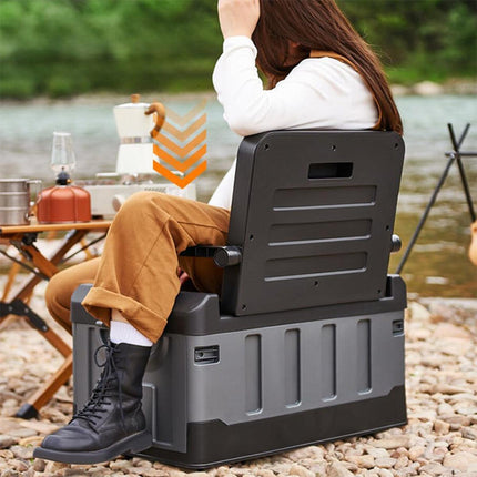 Folding Storage Box Large Capacity Organizer Collapsible Container for Home Use
