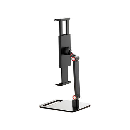 Desktop Folding Phone Tablet Stand Adjustable Height Carbon Steel for Home Office