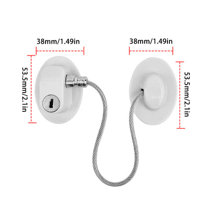 Refrigerator Lock Fridge Cabinet Child Safety Childproof Window Door Locks