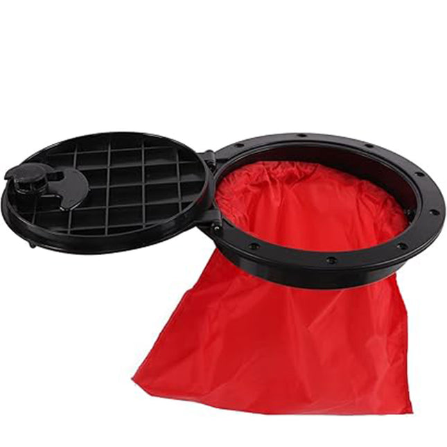 Kayak Hatch Cover 6 Inch Round Black Deck Plate Waterproof Marine Accessory