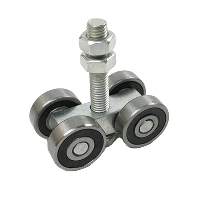 C50 Heavy Duty Sliding Door Roller Track Rail Pulley Bearing Steel Hanger Wheel