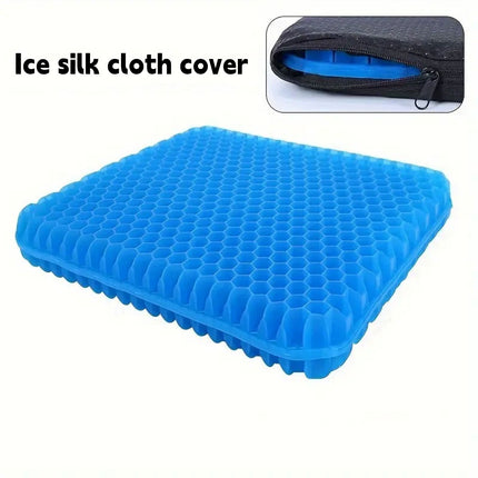 Office Seat Cushion Silicone Honeycomb Cooling Pad Breathable Pressure Relief