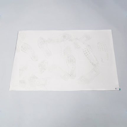 Sticky Dust Floor Mats 10 Pack 115 x 65cm White Peel Sheets