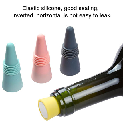 4 PCS Silicone Bottle Stoppers – Reusable Wine Beverage Sealer Bar Tool Set