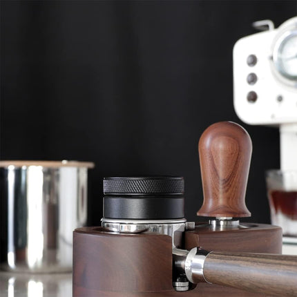 Stainless Steel Coffee Tamper Flat Bottom Espresso Machine Press Powder Tool