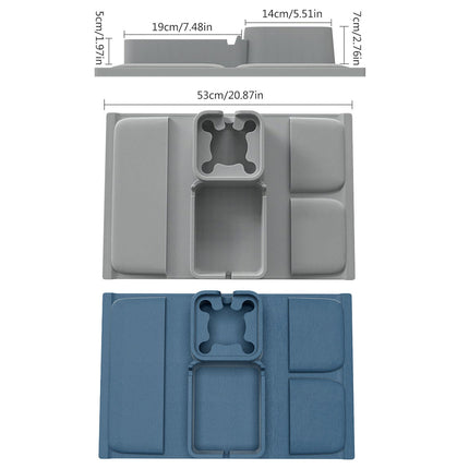 Multifunctional Sofa Armrest Tray Table Living Room Couch Side Table Organizer
