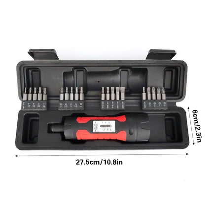 21PCS Adjustable Manual Torque Screwdriver Set Precision Calibrated Durable