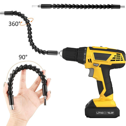 31PCS Flexible Shaft Extension Set Quick Change Tool Adapter Conversion Rod Kit