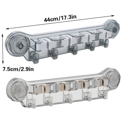 Wall-mounted Mop Fixing Rack Universal Model Strong Suction Cup Bathroom Rack