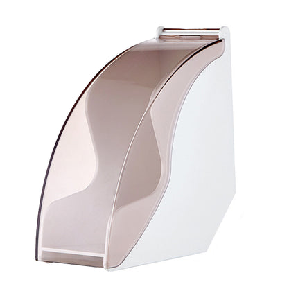 Fan Shaped Coffee Filter Storage Dustproof Box Easy To Access For Cafe Kitchen