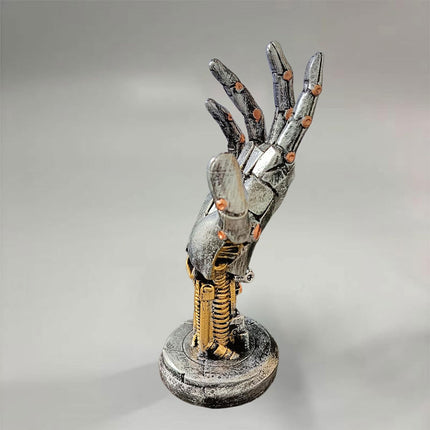 Cyberpunk Gamepad Stand Manipulator Ornament Ring Bracelet Desktop Display Prop