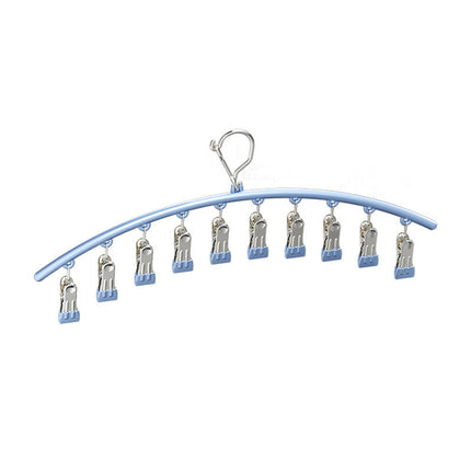 3PCS Windproof Clothes Drying Rack Balcony Hanger Pantyhose Underwear Clips