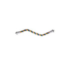 U Shaped Parrot Cotton Rope Climbing Toy Perch Stand for Bird Cage