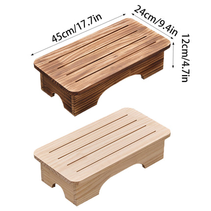 Solid Wood Small Stool Footrest Step Stool Shoe Changing Low Bench Indoor Use
