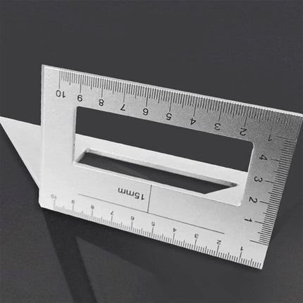 Right Angle Ruler Multifunctional Carpentry Tool Scribing Ruler Combination Tool
