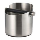 Stainless Steel Coffee Grounds Knock Box Round Tap Bucket for Household Espresso