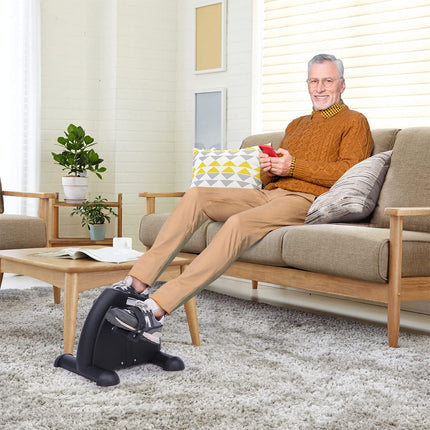 Mini Folding Exercise Bike Home Use Compact Fitness Bike Foldable Leg Trainer