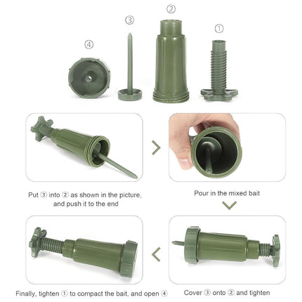 Bait Press Fishing Bait Mould Tool Fishing Gear Mold Casting Tackle Accessory
