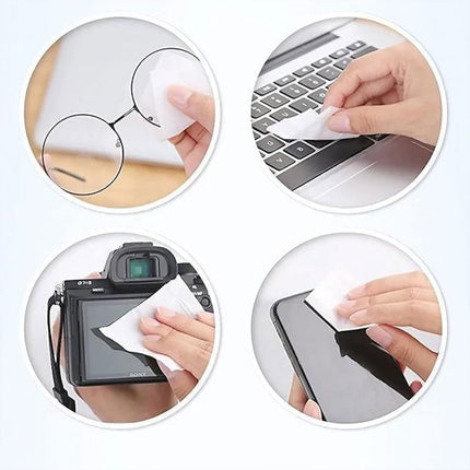 Anti Fog Wet Wipes 100PCS Lens Cleaning Paper for Glasses Screen Phone Camera
