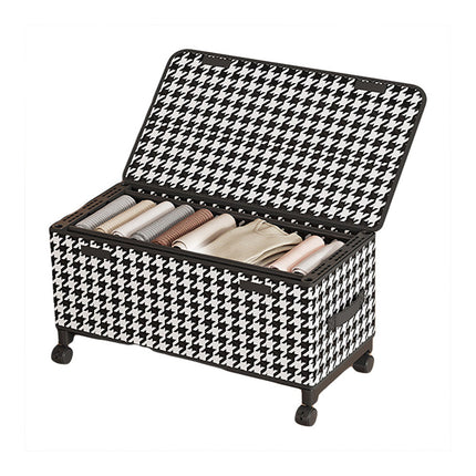 Under Bed Storage Box with Wheels Dustproof Large Capacity for Bedroom Storage