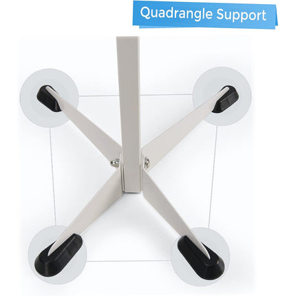 Adjustable Bicycle Floor Parking Stand White