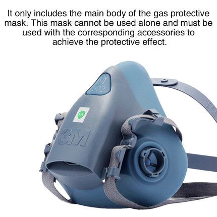Reusable Half Face Respirator Mask Silicone Medium Painting Spray Dust