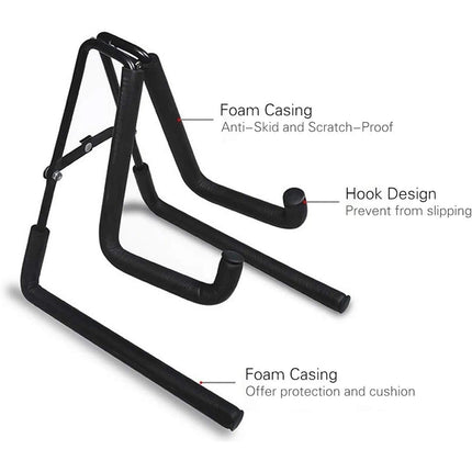Violin Stand Small Guitar Stand Foldable Portable Adjustable Guitar Holder
