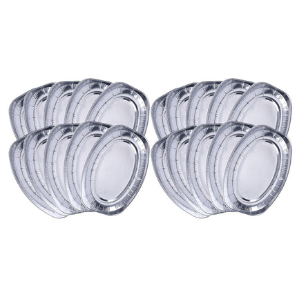 Aluminium Foil Tray Disposable Food Pan  BBQ Baking Roasting Grilling Catering