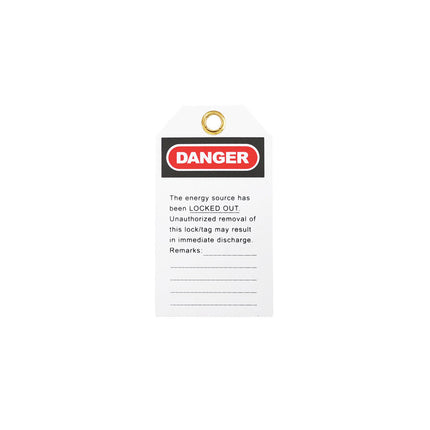 Danger Do Not Operate Safety Tags 30 Pack 13.6x7.5cm