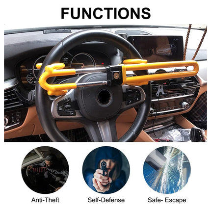 Adjustable Car Steering Wheel Lock Anti Theft Security Bar for Vehicle Protect