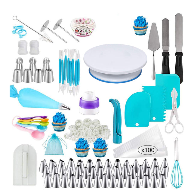 420PCS Cake Turntable Decorating Kit Tools For Baking Cake Decoration Supplies