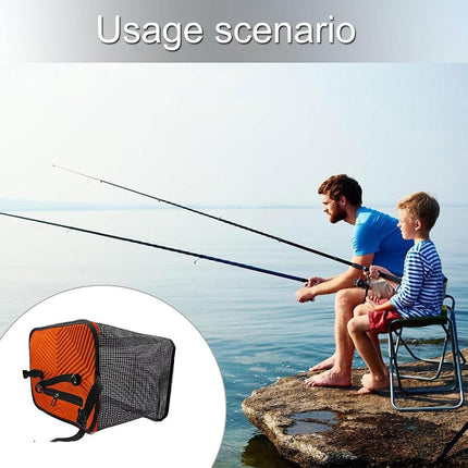 Floating Fish Protector Reel Storage Bag Portable Fish Net Bag Fish Protector