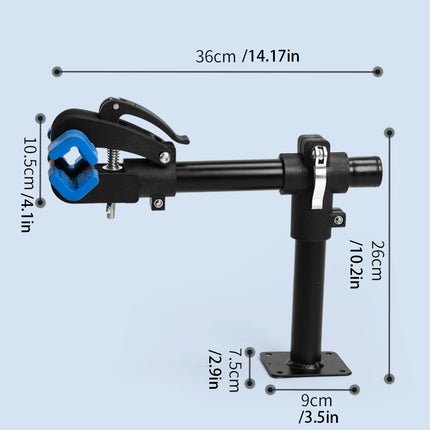 Bike Wall Bench Mount Repair Clamp Curved or Straight