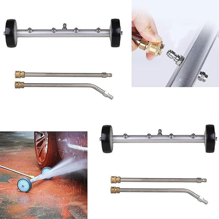 High Pressure Washer Surface Cleaner Attachment For Floor Car Chassis Cleaning