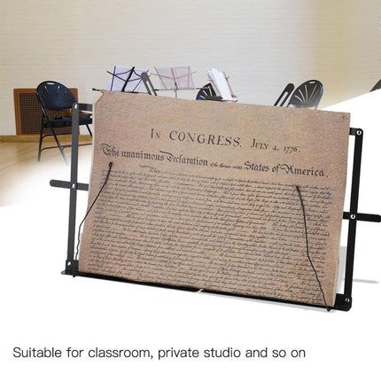 Portable Folding Music Stand Iron Desktop Book Holder Reading Sheet Rack Display