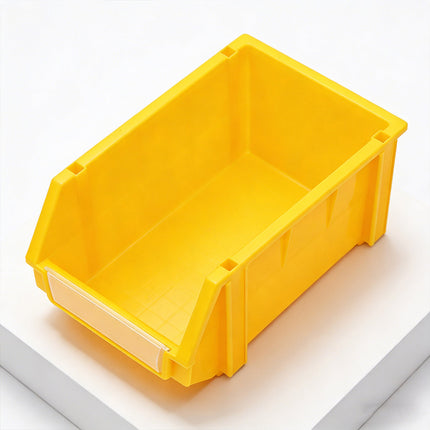 2PCS Thickened Slanted Plastic Storage Box for Screws Nuts Crafts Storage Use