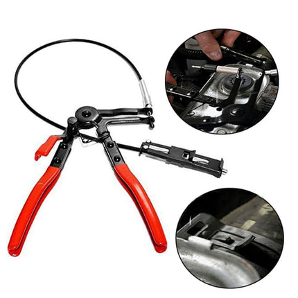 Plumbing Pliers Tool Set Adjustable Bendable Hose Clamp Throat Clip Removal Kit