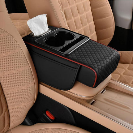 Car Armrest Pad Central Console Storage Box Lift Cushion Rest Support Organizer